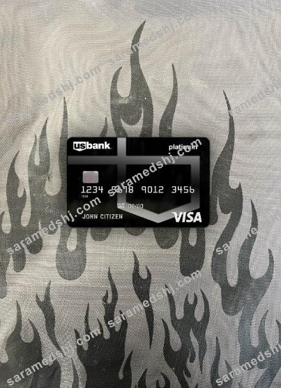 USA U.S. Bank visa card platinum photolook front
